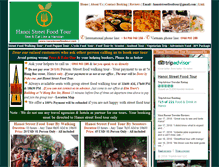 Tablet Screenshot of hanoistreetfoodtour.com